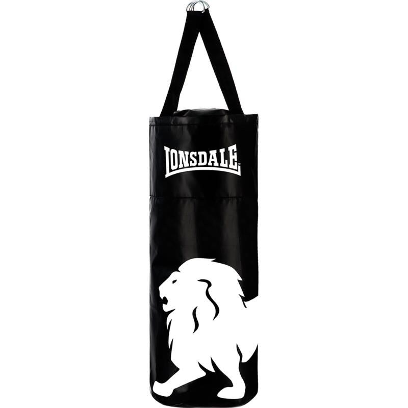 Lonsdale Lion 5Ft Pu Punch Bag Black/White