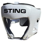 Sting Orion Gel Open Face Head Guard White/Black