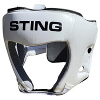 Thumbnail for Sting Orion Gel Open Face Head Guard White/Black