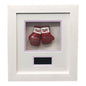 Christening Framed Mini Gloves And Plaque