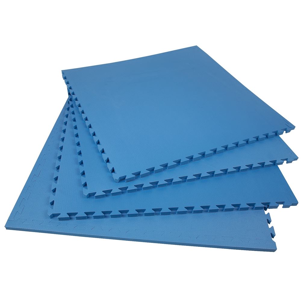 Premium 20Mm Jigsaw Floor Mats Blue