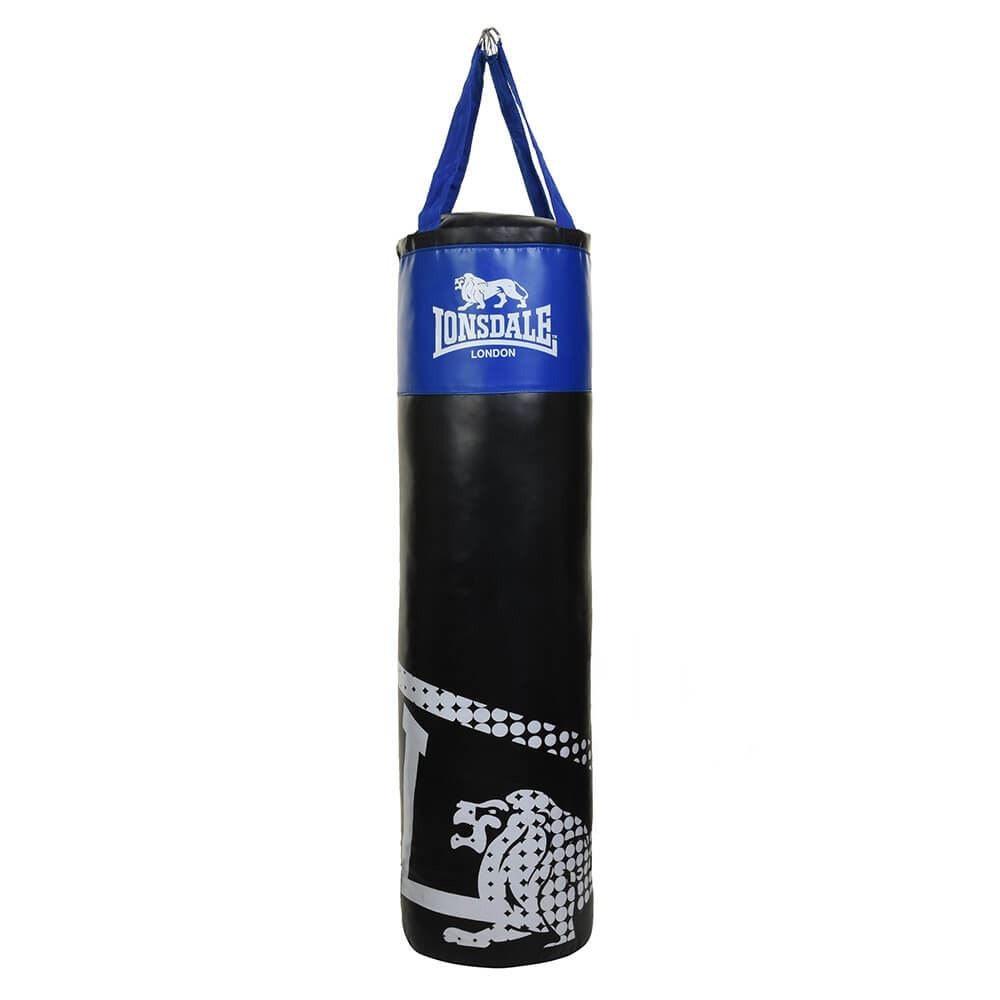 Lonsdale Lion 5Ft Pu Punch Bag Black/White