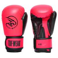Thumbnail for Tuf Wear Tornado Kids Safety Spar Gloves Gold/Black 10oz