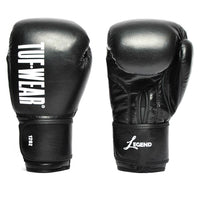 Thumbnail for Tuf Wear Legend Leather Sparring Glove Red 10oz