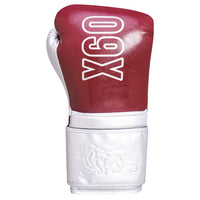 Thumbnail for Lonsdale X60 PU Training Glove Maroon/Silver 12oz
