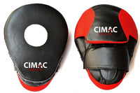 Cimac Curved Focus Mitts Black/Red