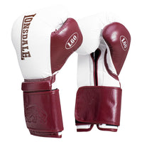 Thumbnail for Lonsdale L60 Hook & Loop Training Glove  White/Maroon 12oz