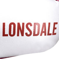 Thumbnail for Lonsdale X60 PU Training Glove Maroon/Silver 12oz