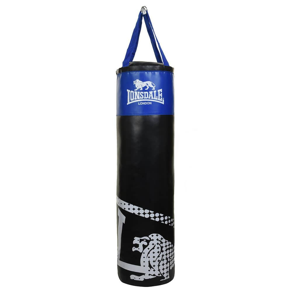 Lonsdale Lion 3Ft Pu Punch Bag Black/White