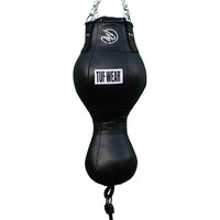Thumbnail for Tuf Wear All Black Leather Uppercut Spring Bag Black