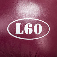 Thumbnail for Lonsdale L60 Hook & Loop Training Glove  White/Maroon 12oz