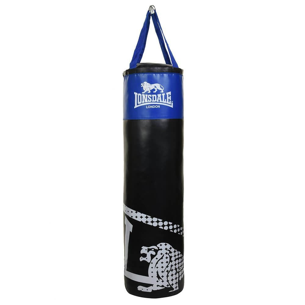 Lonsdale Lion 4Ft Pu Punch Bag Black/White