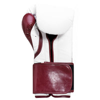 Thumbnail for Lonsdale L60 Hook & Loop Training Glove  White/Maroon 12oz
