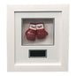 Christening Framed Mini Gloves And Plaque