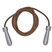 Thumbnail for Tuf Wear 9Ft Alloy Handle Leather Skip Rope 9Ft
