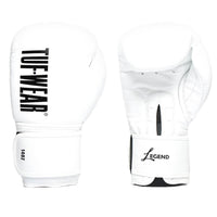 Thumbnail for Tuf Wear Legend Leather Sparring Glove Red 10oz